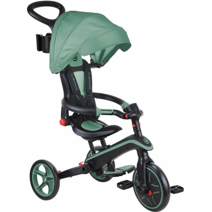 Globber Τρίκυκλο Trike Explorer Foldable 4 In 1 - Olive 732-104