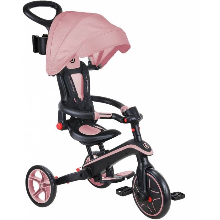 Globber Τρίκυκλο Trike Explorer Foldable 4 In 1 - Pastel Pink 732-210