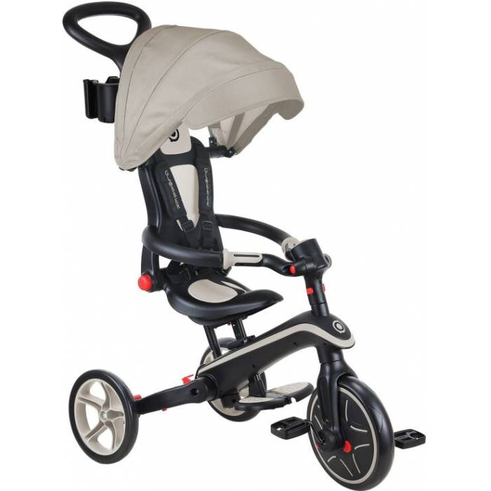 Globber Τρίκυκλο Trike Explorer Foldable 4 In 1 - Taupe 732-466
