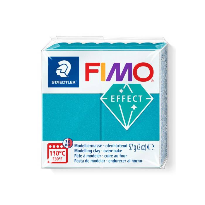 Staedtler Πηλός Fimo Effect Metallic Turquoise 8010-36 57gr