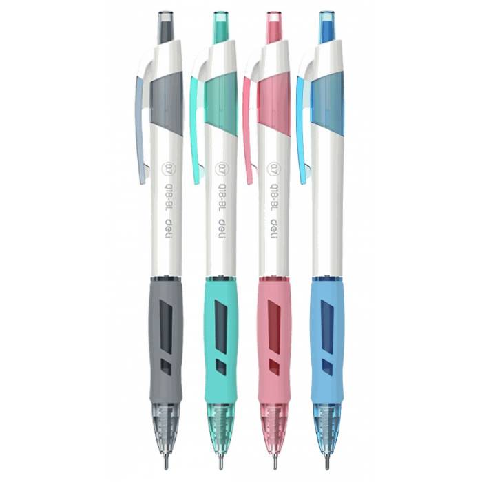 Deli Στυλό Arris Με Κουμπί Και Λαβή Grip Μπλε 0,7mm 1 Τεμ.