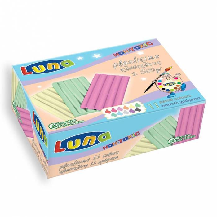 Luna Πλαστελίνη Pastel 11 Τεμ. 500gr 39409