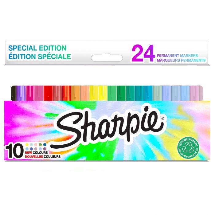 Sharpie Μαρκαδόροι Ζωγραφικής Paper Markers Fine 0.9mm Blister 24 Τεμ.