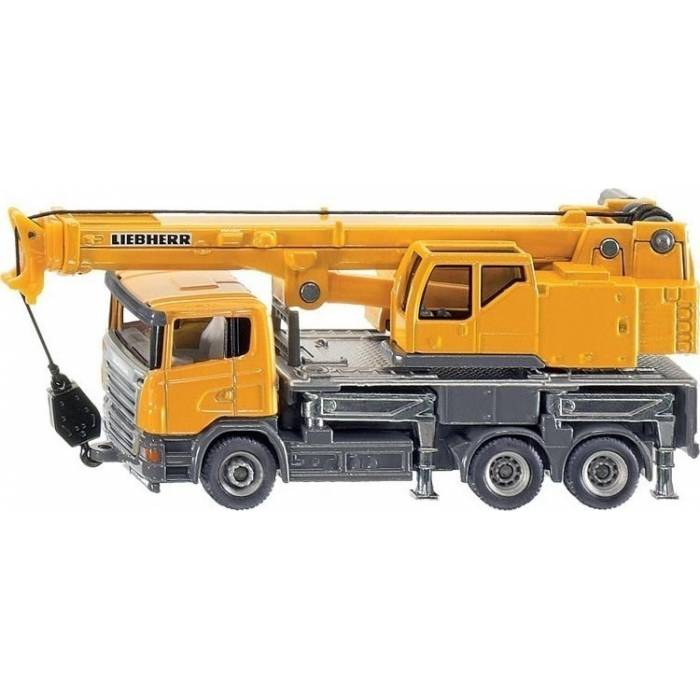 Siku Γερανός Liebherr Σε Φορτηγό Scania 1:87