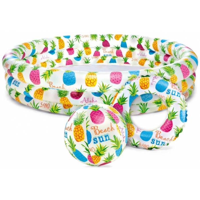 Intex Πισίνα Pineapple Splash Set Pool 59469NP