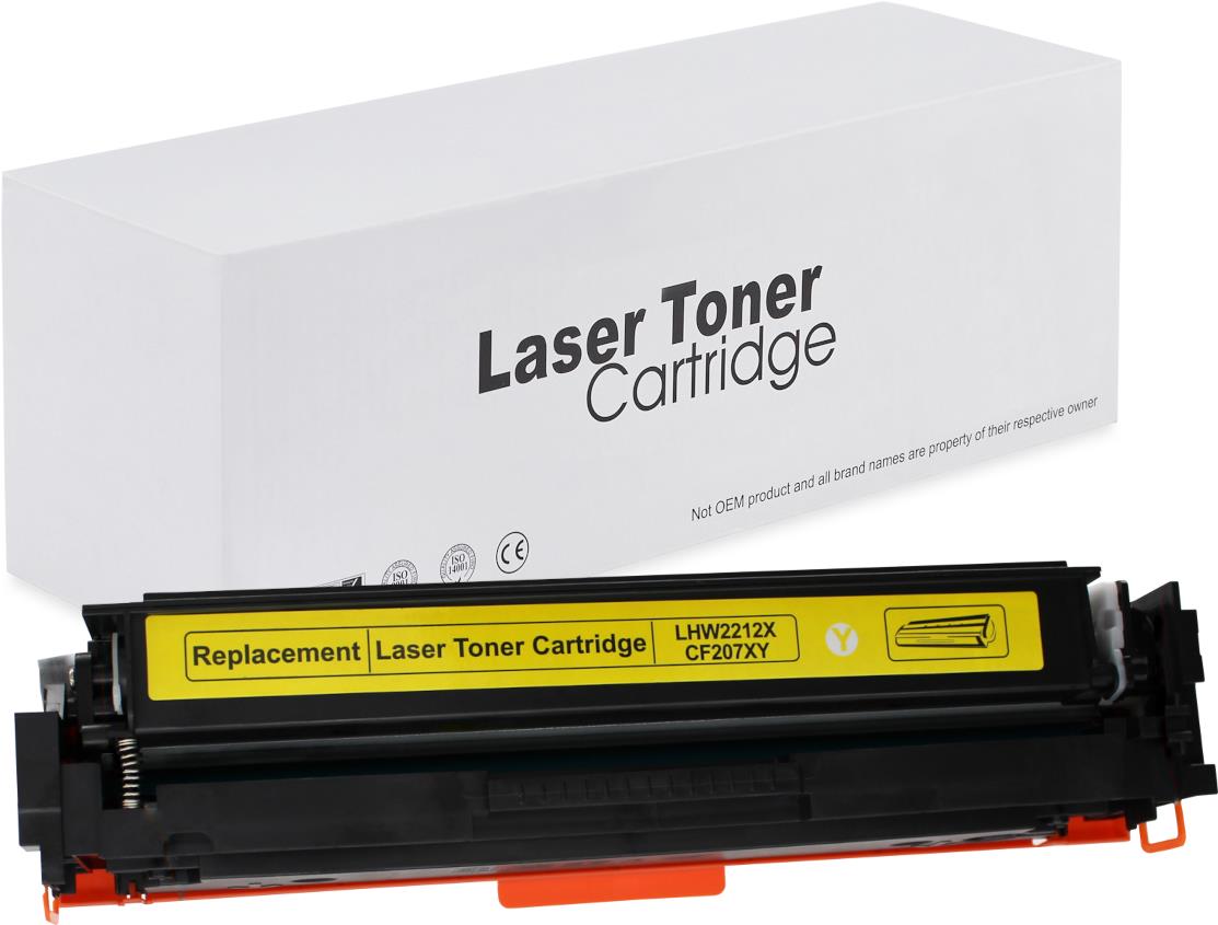 Συμβατό Toner HP W2212X /207X Yellow With Chip 2.45k
