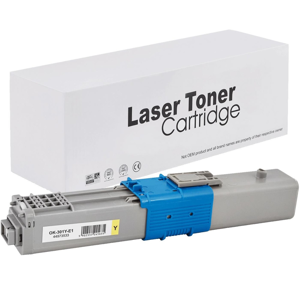 Συμβατό Toner OKI C301/C321 Yellow 44973533
