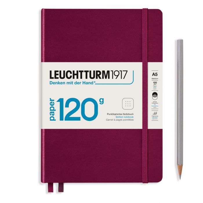 L EDITION 120G A5 MED DOTTED PORT RED 203p