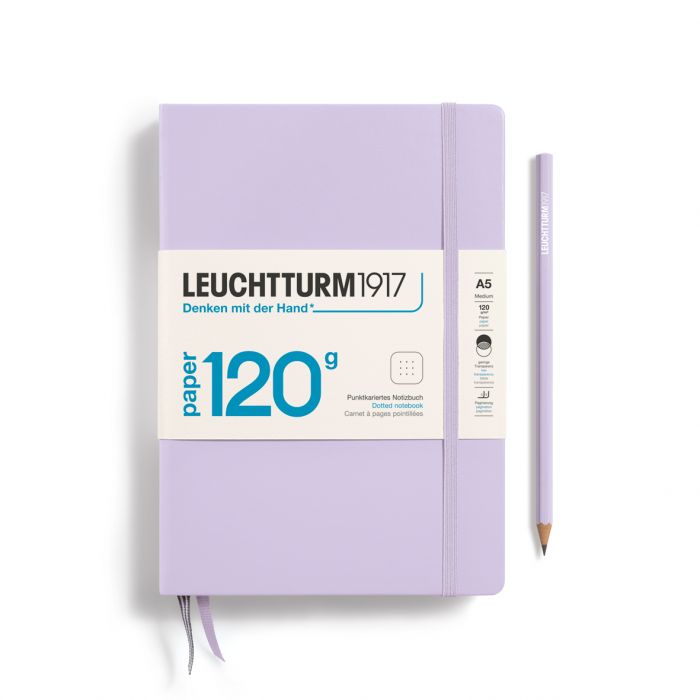 L EDITION 120G A5 MED DOTTED LILAC 203p