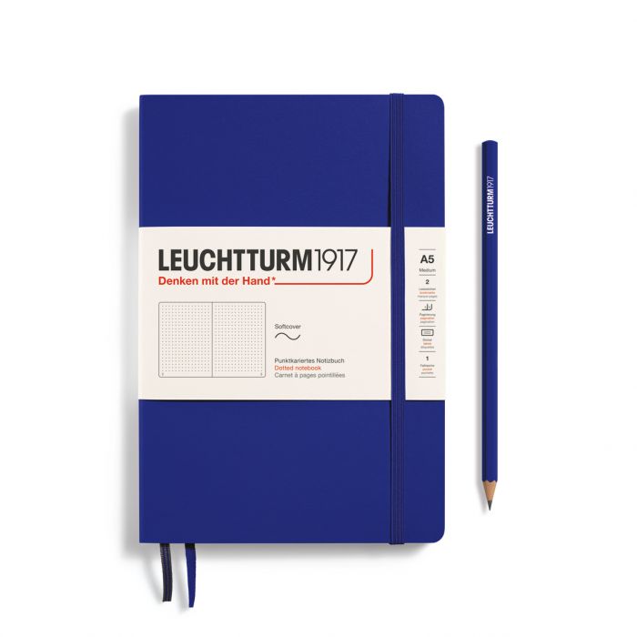 L NOTEBOOK SC A5 MED DOTTED INK123p