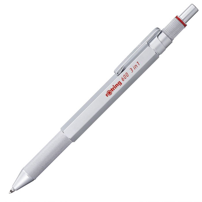 ROTRING 600 MULTIPEN 3in1 SILVER
