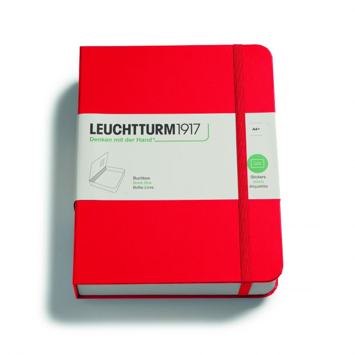 L STORAGE BOOK BOX RED