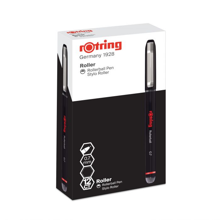R ROLLERBALL BLACK 0.7 Box12