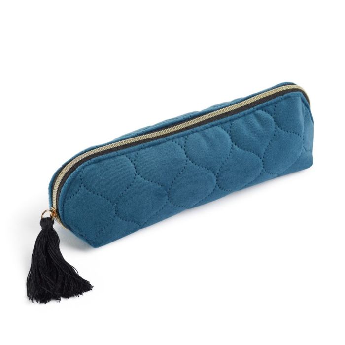 Miquelrius Κασετίνα Compact Pencil Case British Bloom Halfmoon Blue