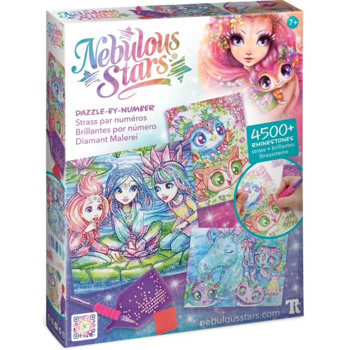 Nebulous Stars Dazzle By Number Rainbow 11143