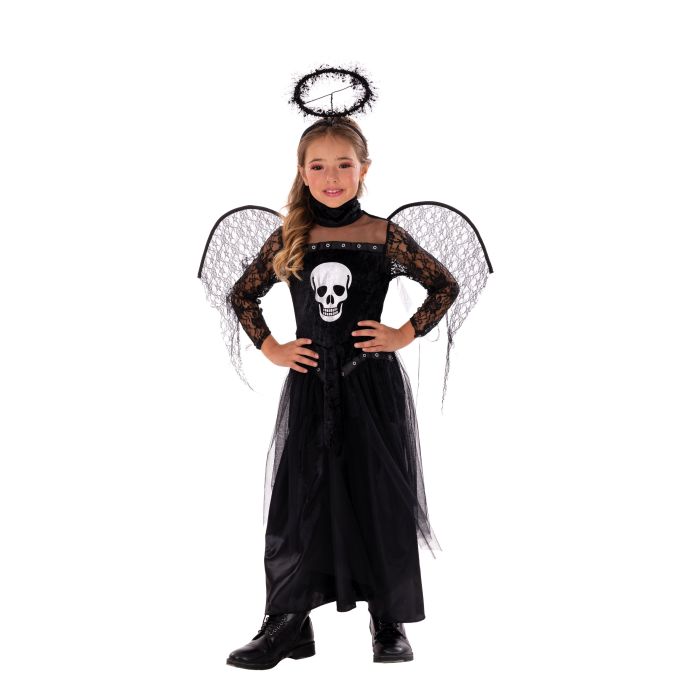 Fun Fashion Στολή Αποκριάς Black Angel Παιδική Για Κορίτσια