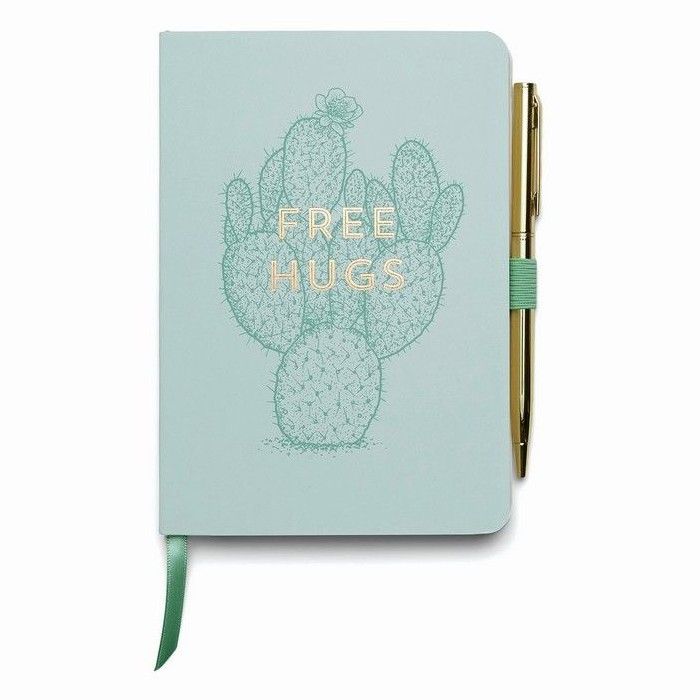 Designworks Ink Σημειωματάριο Journal Vintage Sass Notebook With Pen Free Hugs