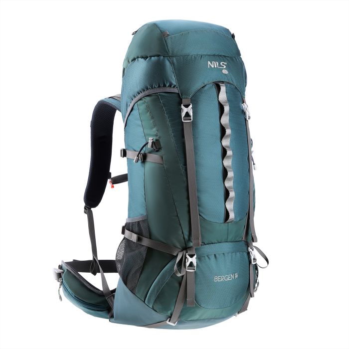 Nils Camp Σακίδιο Πλάτης Ορειβατικό NC1949 Bergen Green 65lt
