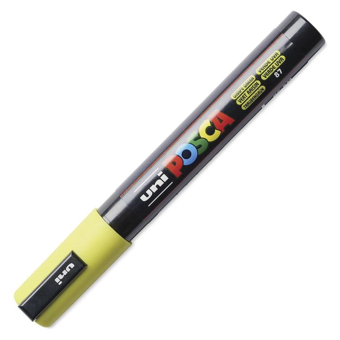 Uni Μαρκαδόρος Ζωγραφικής Posca PC-5M 87 Grape Green