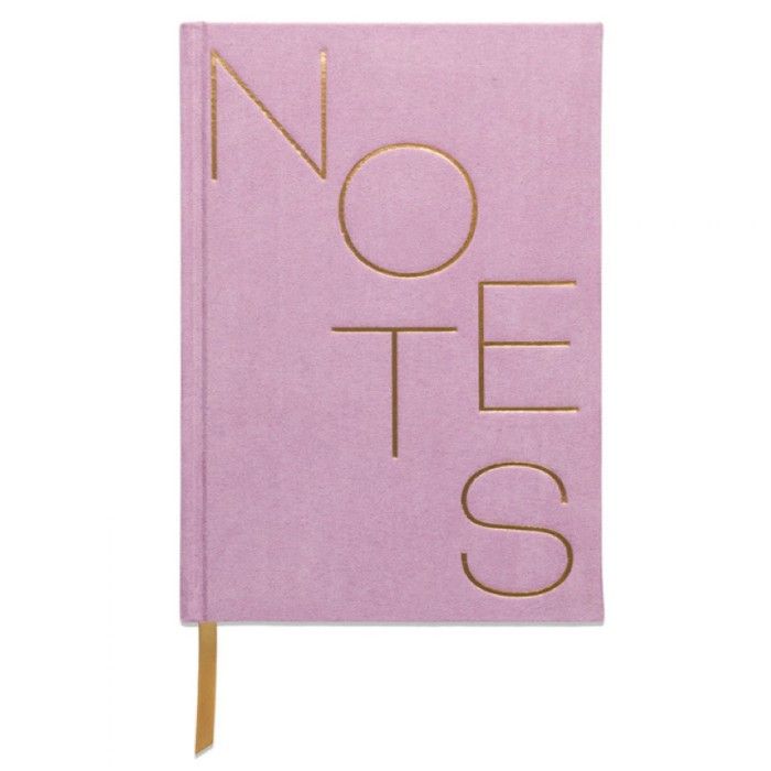 Designworks Ink Σημειωματάριο Journal Hardcover Suede Cloth Lilac 15x21cm