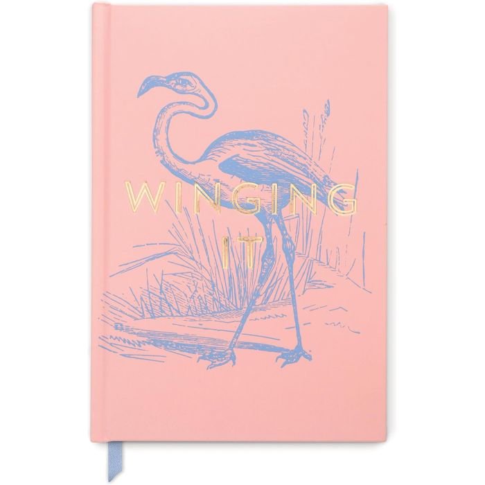 Designworks Ink Σημειωματάριο Vintage Sass Journal Flamingo Winging It 15x22cm