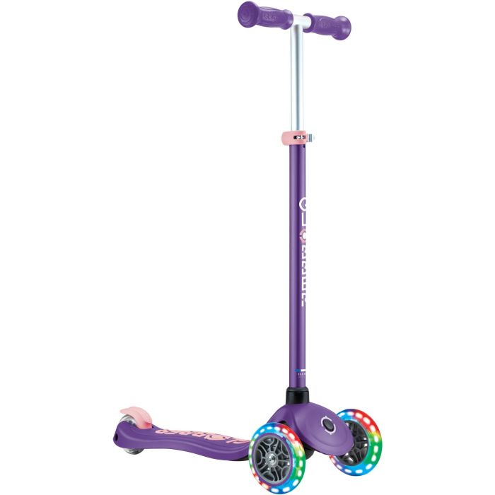Globber Scooter Δίτροχο Primo Plus Lights Purple 442-603-4