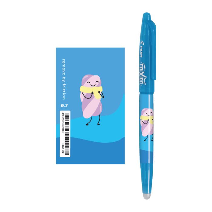 Pilot Στυλό Gel Frixion Ball Limited Sweet Paradise Γαλάζιο 0,7mm Μπλε Μελάνι