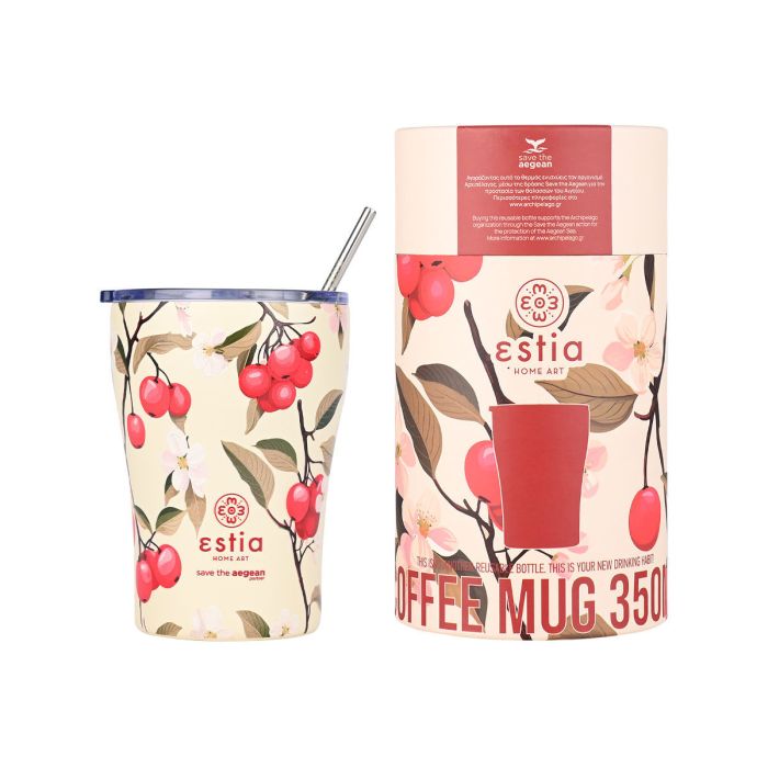 Estia Save The Aegean Θερμός Coffee Mug Sekoya 350ml