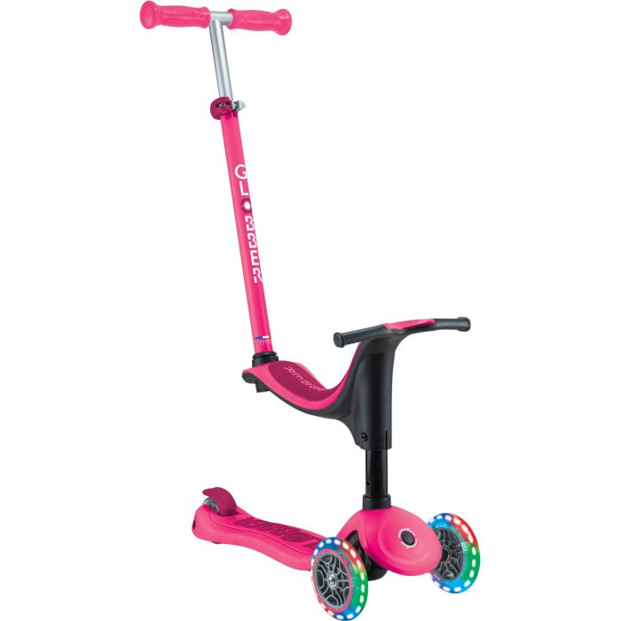 Globber Scooter Τρίτροχο Go.Up Sporty Lights Funchsia 452-610-4