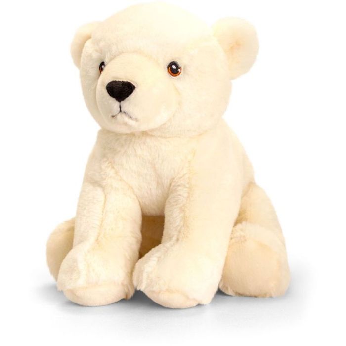 Keel Eco Λούτρινο Πολική Αρκούδα 25cm SE6121