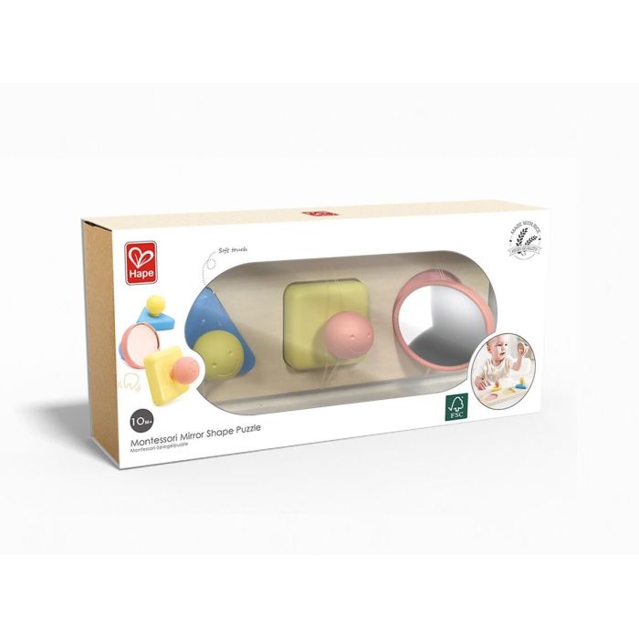 Hape Early Explorer Ξύλινο Montessori Mirror Shape Puzzle E0072A