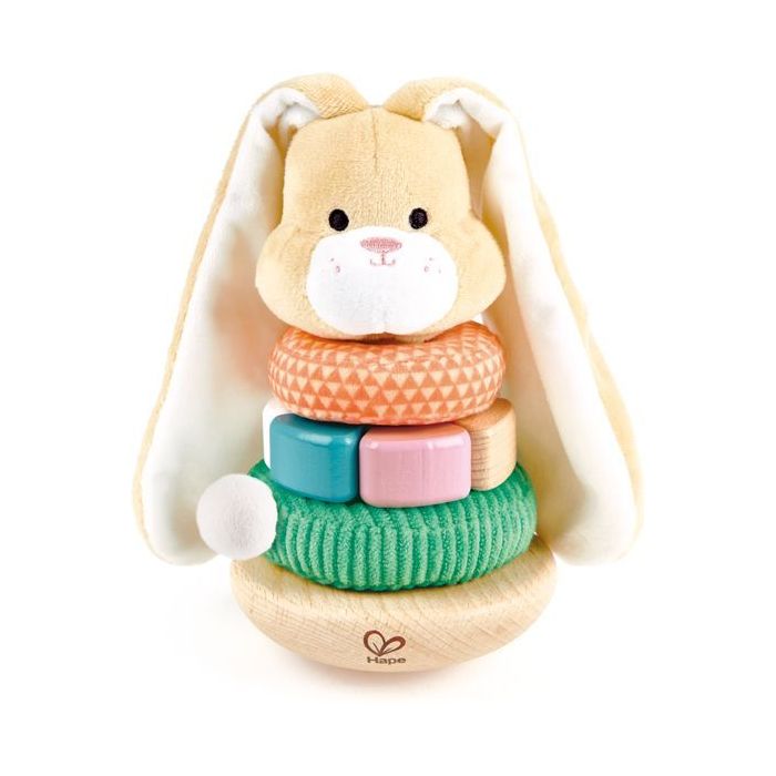 Hape Early Explorer Ξύλινο Bunny Stacker E0107A
