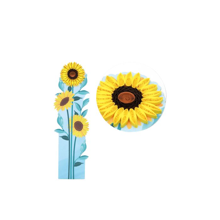 Origamo Σελιδοδείκτης Ηλιοτρόπια