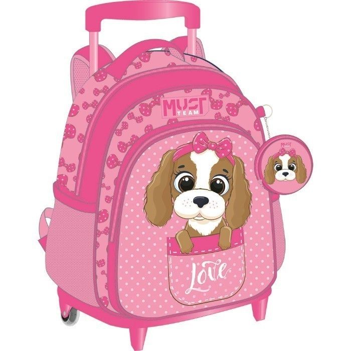 Must Τσάντα Trolley Νηπίου Dog With Pink Bow 587294