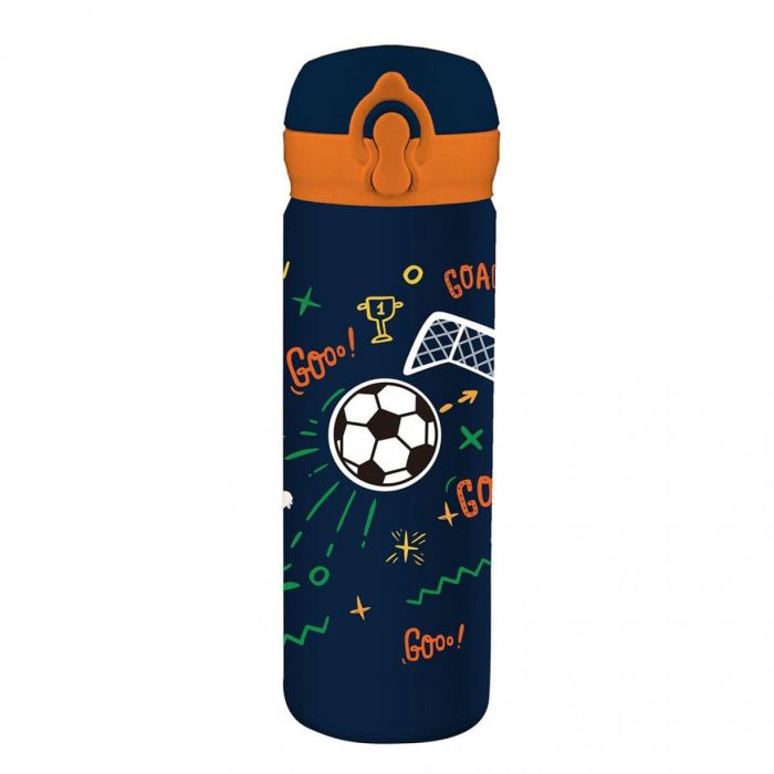 Must Παγούρι Θερμός Ανοξείδωτο Με Καλαμάκι Football 500ml