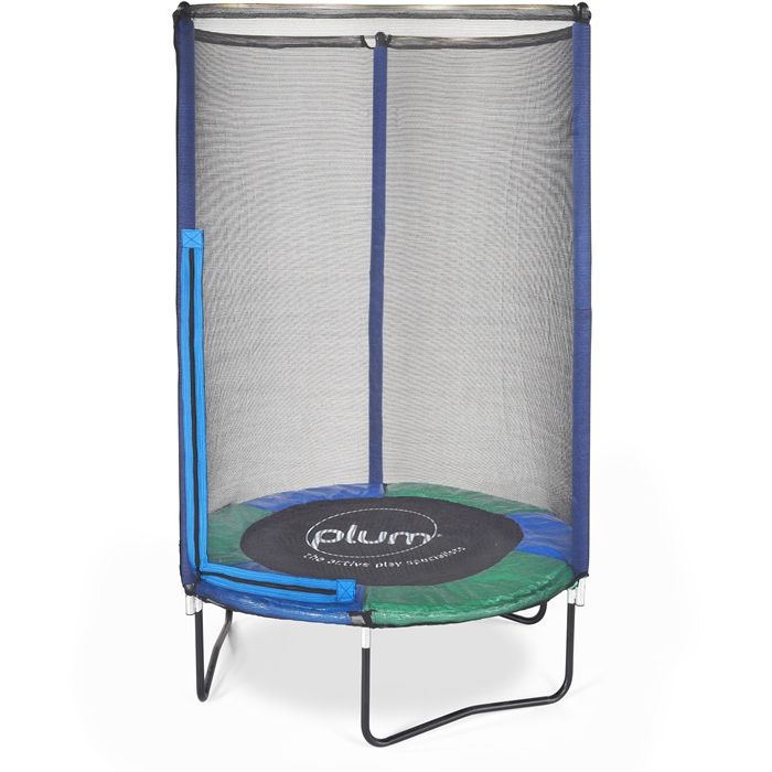 Plum Τραμπολίνο Με Δίχτυ 120cm Junior Blue Green 106201C82