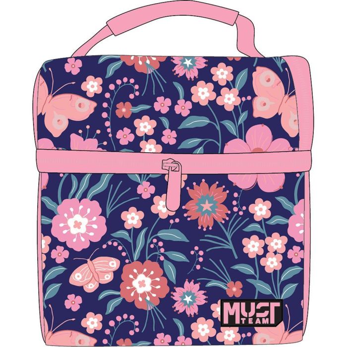 Must Τσαντάκι Φαγητού Ισοθερμικό Buttefly Flowers 587423