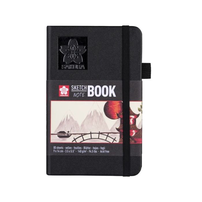 Royal Talens Sakura Μπλοκ Σχεδίου 9x14cm Sketch Note Book 80 Λευκά Φύλλα 140gr