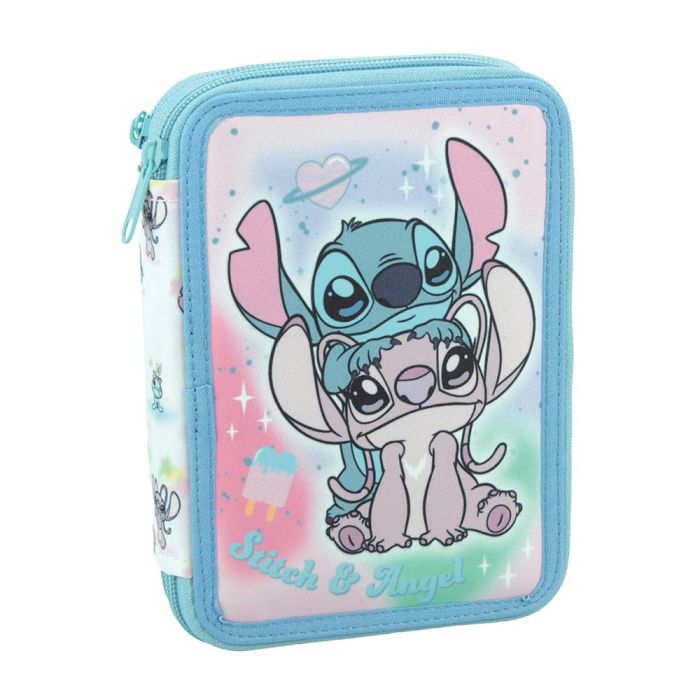 GIM Κασετίνα Διπλή Γεμάτη Stitch Brush It Out 342-03100