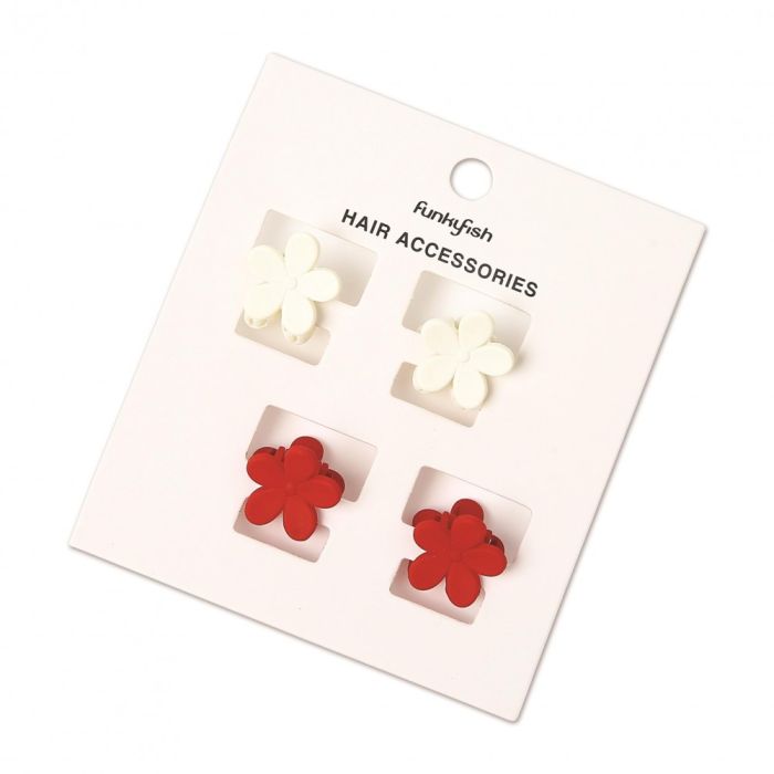 Funkyfish Σετ Κλιπ Μαλλιών Cherry Blossom 4 Τεμ. 300-31005