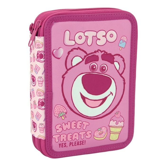 GIM Κασετίνα Διπλή Γεμάτη Toys Story Lotso 332-80100