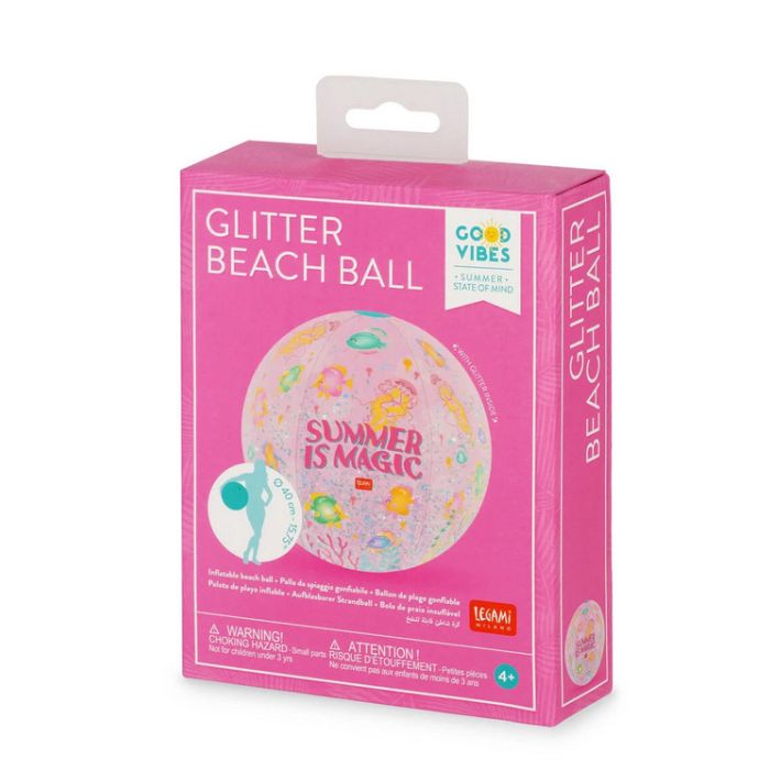 Legami Φουσκωτή Μπάλα Παραλίας Glitter Inflatable Beach Ball Summer Is Magic BB0013
