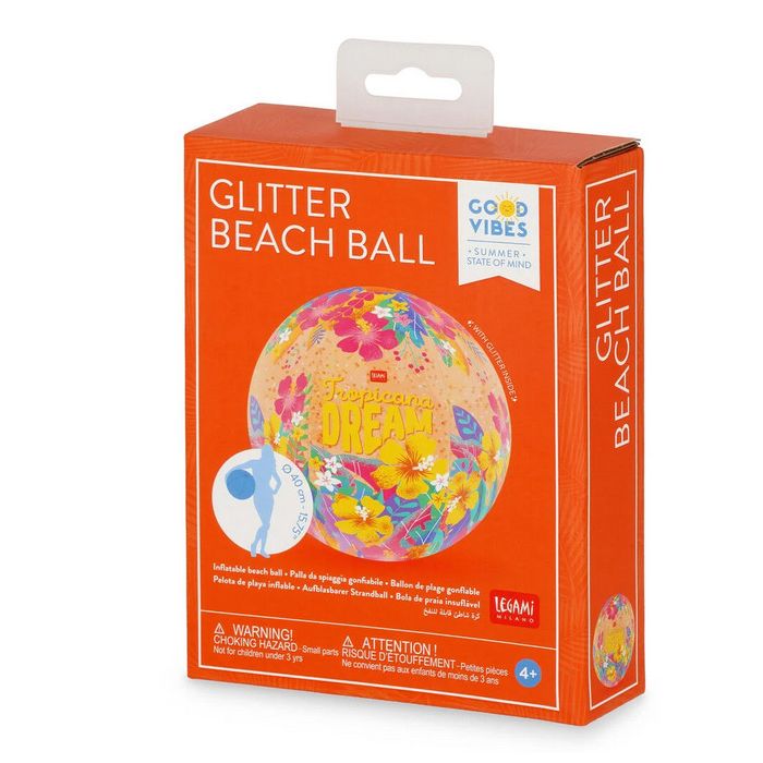 Legami Φουσκωτή Μπάλα Παραλίας Glitter Inflatable Beach Ball Tropicana Dream BB0014