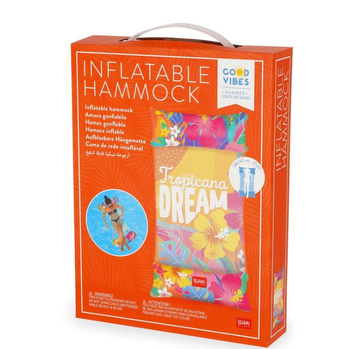 Legami Φουσκωτή Αιώρα Θαλάσσης Inflatable Hammock Tropicana Dream BHAM0006