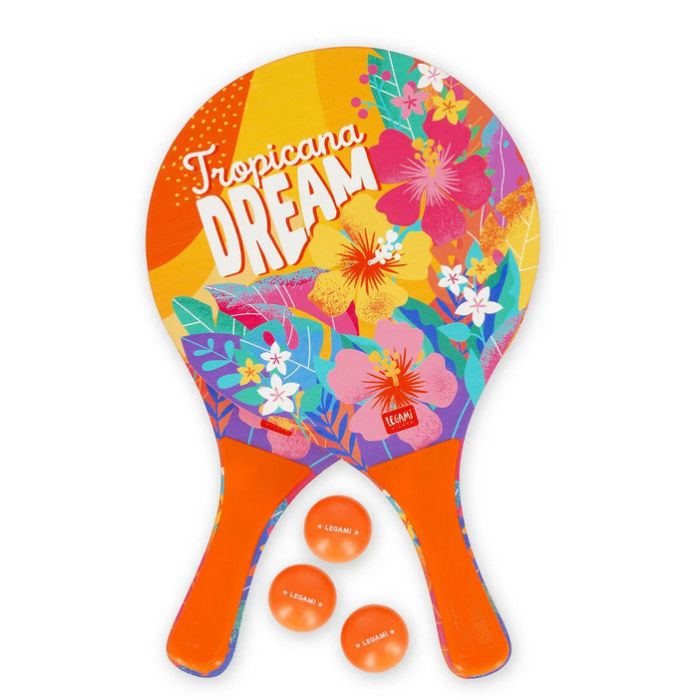Legami Ρακέτες Παραλίας Με 3 Μπαλάκια Beach Rackets Tropicana Dream BR0009