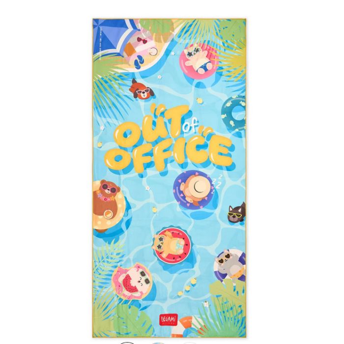 Legami Πετσέτα Θαλάσσης Beach Towel Out Of Office BT0037