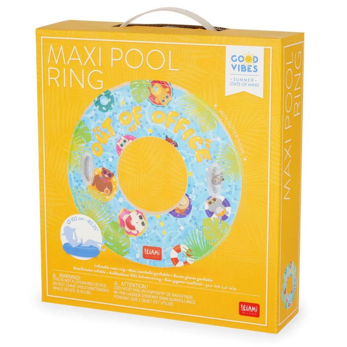 Legami Φουσκωτή Κουλούρα Maxi Pool Ring Out Of Office SWIM0019