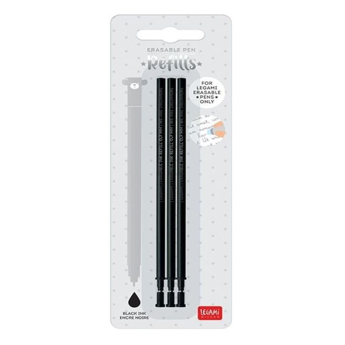 Legami Ανταλλακτικό Για Στυλό Erasable REFEP0004 Σετ 3 Τεμ. 0,7mm Μαύρο