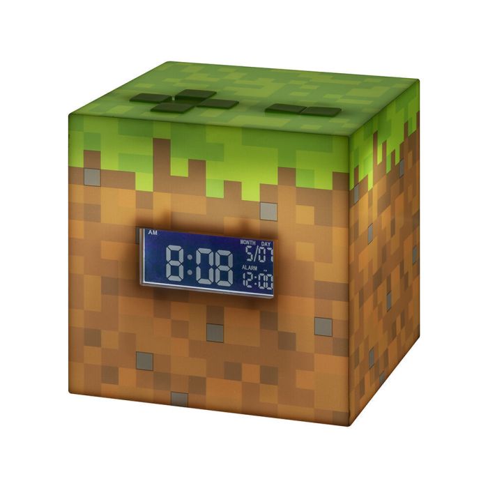 Paladone Επιτραπέζιο Ρολόι Ξυπνητήρι Minecraft Alarm Clock BDP PP6733MCF