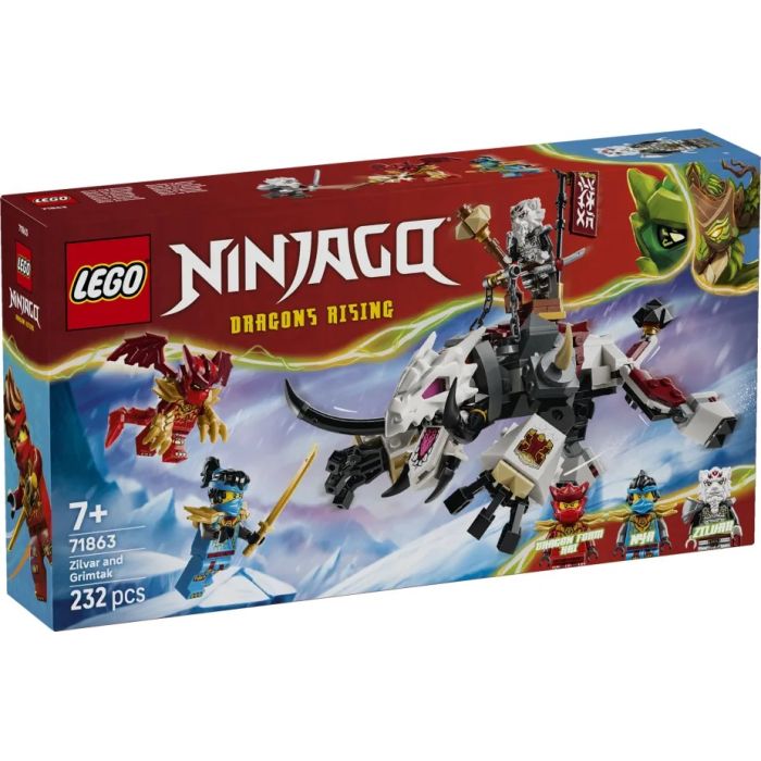 Lego 71863 Ninjago Zilvar And Grimtak The Dragon Beast